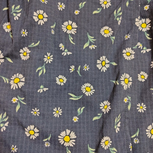 Duluth Trading Co Womens Daisy Print Skirt Shorts‎ Size Medium Elastic Waist - Picture 2 of 12